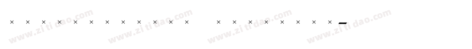 WaverlyLightCondensed字体转换