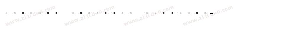 WaverlyExtraBoldCondensed字体转换