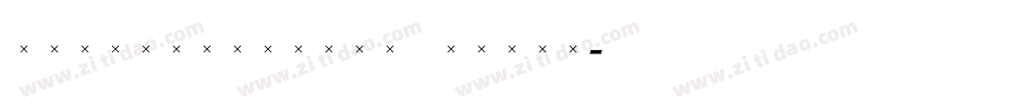 WaverlyMediumItalic字体转换