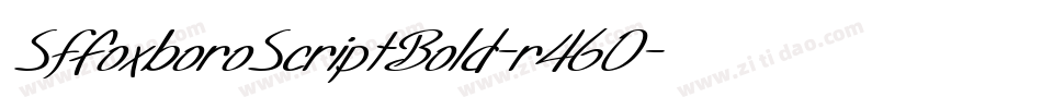 SfFoxboroScriptBold-r46O字体转换 SfFoxboroScriptBold-r46O字体转换