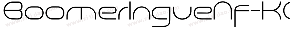 BoomerIngueNf-KOWe字体转换