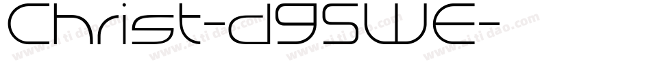 Christ-d95WE字体转换