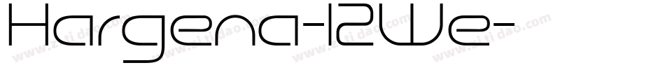 Hargena-l2We字体转换