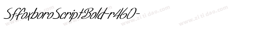 SfFoxboroScriptBold-r46O字体转换 SfFoxboroScriptBold-r46O字体转换