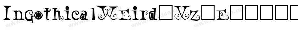 IngothicalWeird-Vz8e字体转换