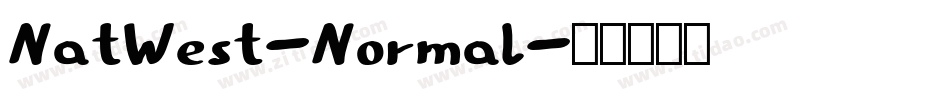 NatWest-Normal字体转换