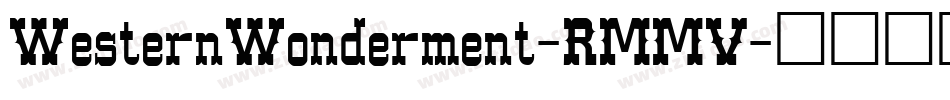 WesternWonderment-RMMV字体转换