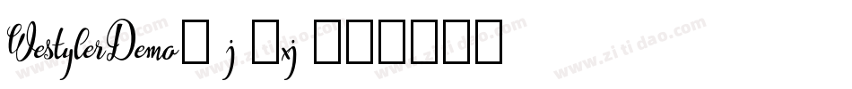 WestylerDemo-j8Xj字体转换 WestylerDemo-j8Xj字体转换