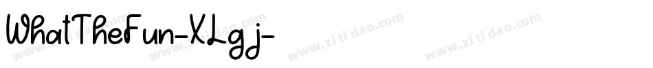 WhatTheFun-XLgj字体转换