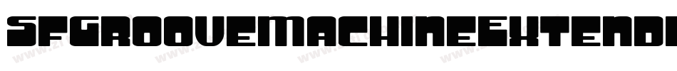 SfGrooveMachineExtendedBold-gBKR字体转换