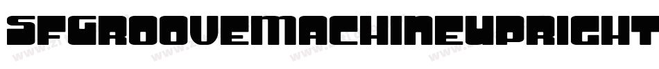 SfGrooveMachineUpright-7PVP字体转换