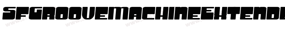 SfGrooveMachineExtendedBold-gBKR字体转换