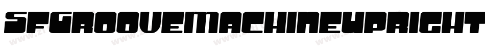 SfGrooveMachineUpright-7PVP字体转换