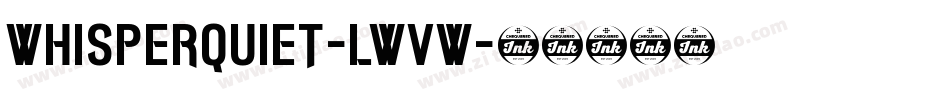 WhisperQuiet-lwVw字体转换