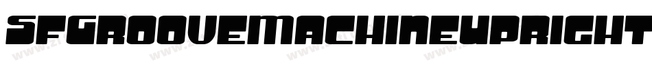 SfGrooveMachineUpright-7PVP字体转换