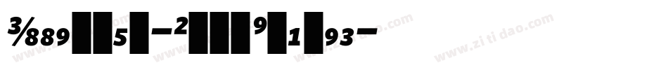 Whitney-BookItalic字体转换