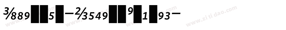 Whitney-MediumItalic字体转换