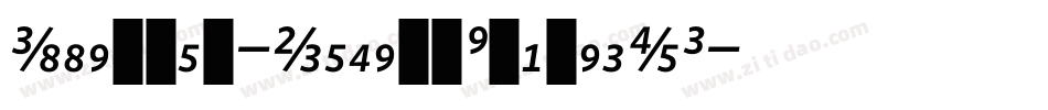Whitney-MediumItalicSC字体转换