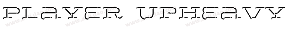 Player1UpHeavyItalic-81JB字体转换 Player1UpHeavyItalic-81JB字体转换