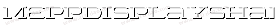MeppDisplayShadow字体转换