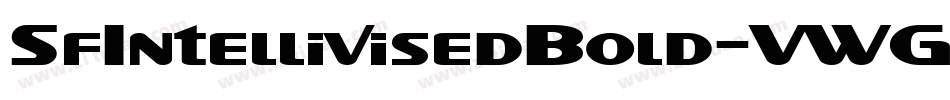 SfIntellivisedBold-VWGe字体转换