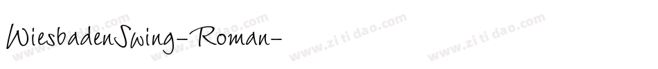 WiesbadenSwing-Roman字体转换