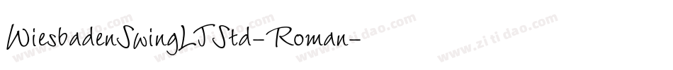 WiesbadenSwingLTStd-Roman字体转换