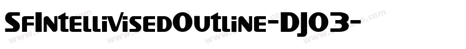SfIntellivisedOutline-DJO3字体转换