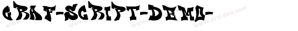 Graf-Script-Demo字体转换