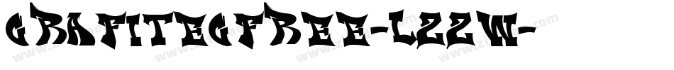 GrafitegFree-lzzw字体转换