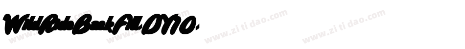 WildRideBackFill-DY10字体转换