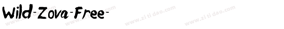 Wild-Zova-Free字体转换