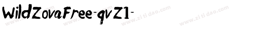 WildZovaFree-qvZ1字体转换