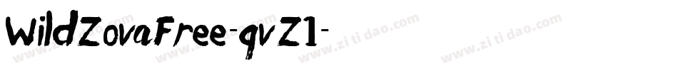 WildZovaFree-qvZ1字体转换