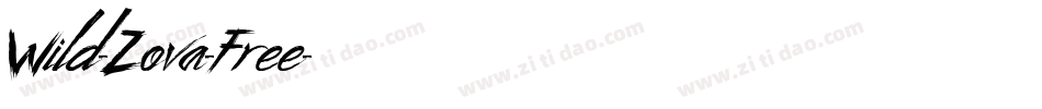 Wild-Zova-Free字体转换