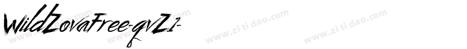 WildZovaFree-qvZ1字体转换