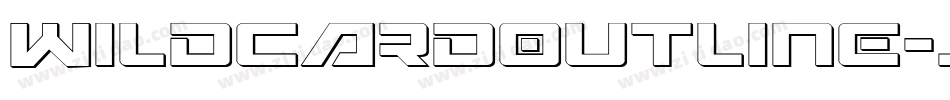 WildcardOutline-jzj0字体转换