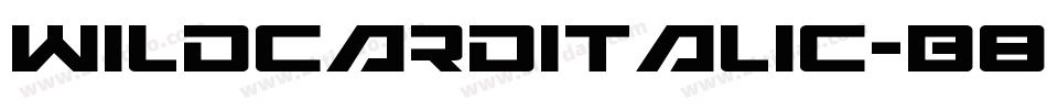 WildcardItalic-B818字体转换