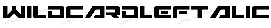WildcardLeftalic-YZv4字体转换