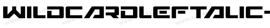 WildcardLeftalic-YZv4字体转换