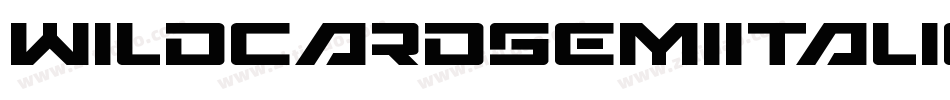 WildcardSemiItalic-r65L字体转换