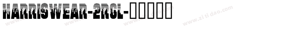 HarrisWear-2rgl字体转换