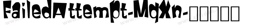 FailedAttempt-MqXn字体转换