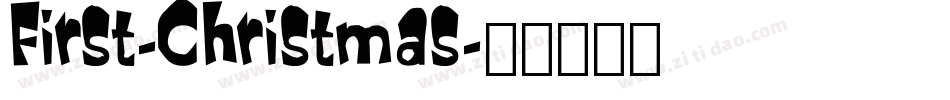First-Christmas字体转换
