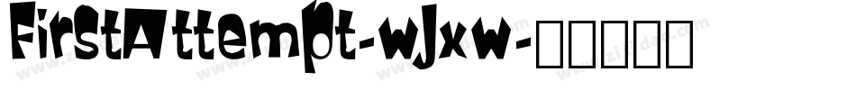 FirstAttempt-wJxw字体转换