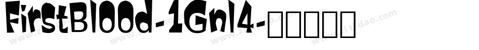 FirstBlood-1Gnl4字体转换