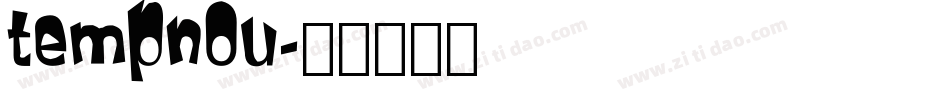 tempnou字体转换