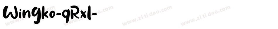 Wingko-qRxl字体转换