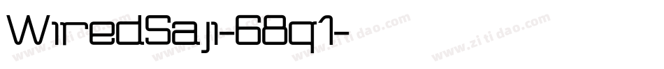 WiredSaji-68q1字体转换