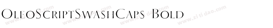 OleoScriptSwashCaps-Bold字体转换